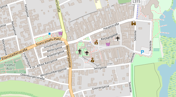 Restaurant auf Karte