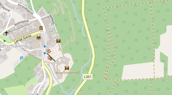 Restaurant auf Karte