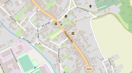 Restaurant auf Karte