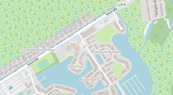 Restaurant auf Karte