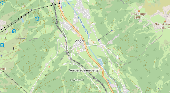 Restaurant auf Karte