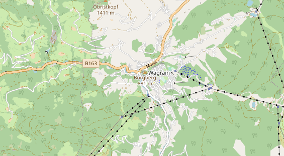 Restaurant auf Karte