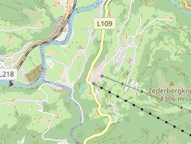 Restaurant auf Karte