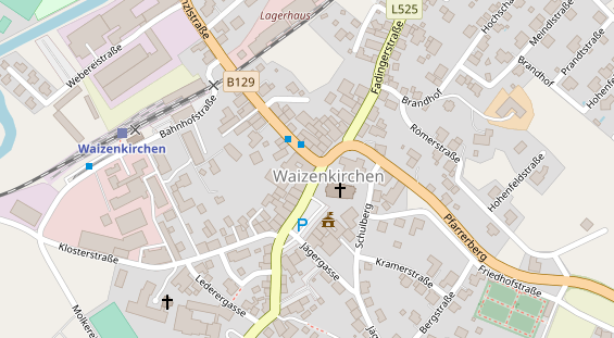 Restaurant auf Karte