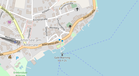 Restaurant auf Karte