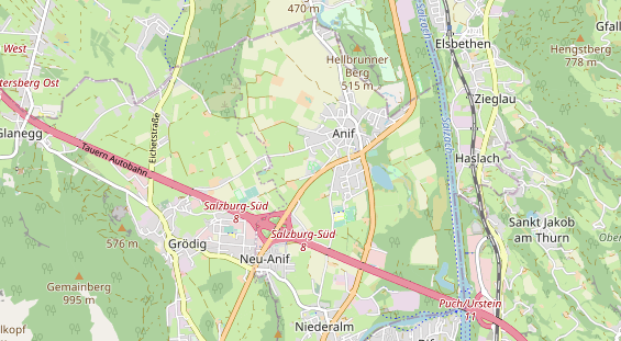 Restaurant auf Karte