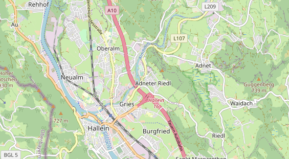 Restaurant auf Karte