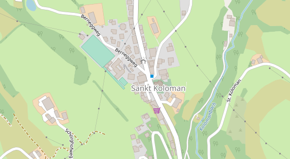 Restaurant auf Karte