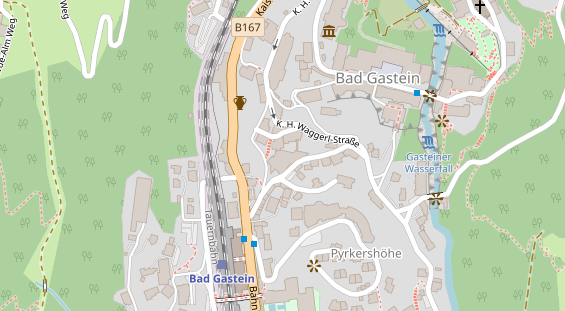 Restaurant auf Karte