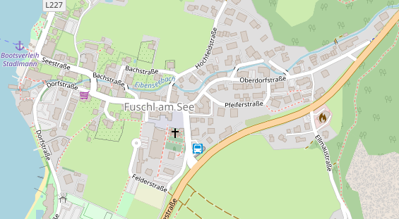 Restaurant auf Karte