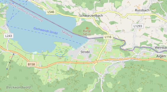 Restaurant auf Karte