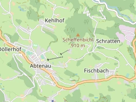 Restaurant auf Karte