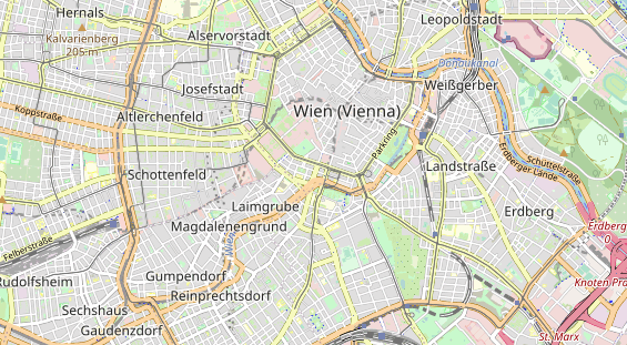 Restaurant auf Karte