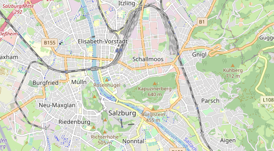 Restaurant auf Karte