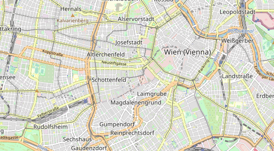 Restaurant auf Karte