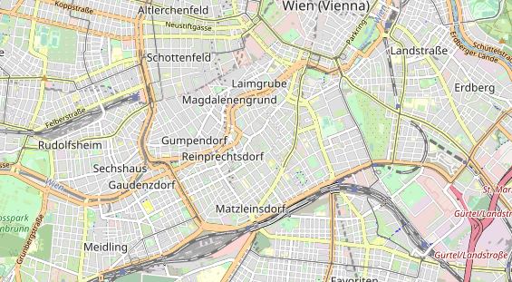 Restaurant auf Karte