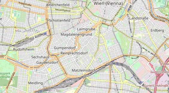 Restaurant auf Karte