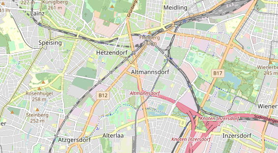 Restaurant auf Karte