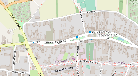 Restaurant auf Karte