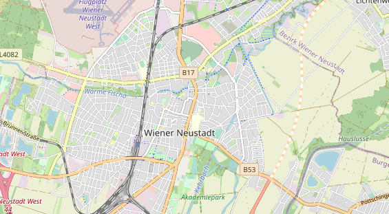 Restaurant auf Karte