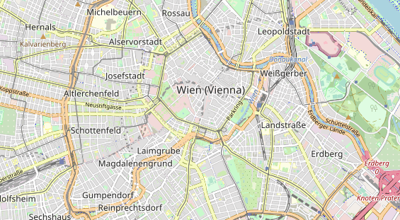 Restaurant auf Karte