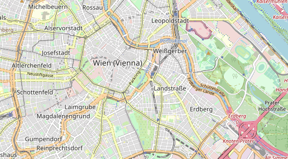 Restaurant auf Karte