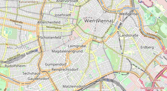 Restaurant auf Karte