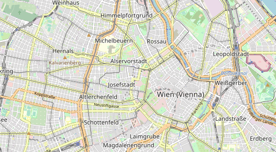 Restaurant auf Karte