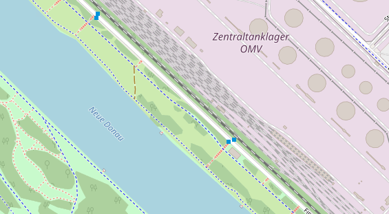 Restaurant auf Karte