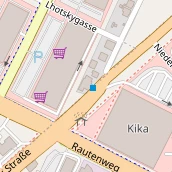 Restaurant auf Karte