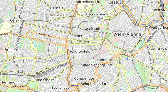 Restaurant auf Karte