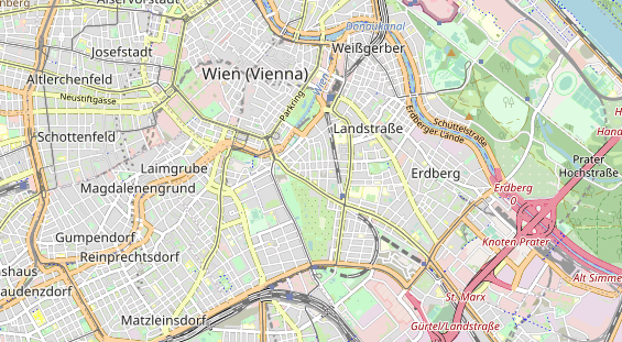 Restaurant auf Karte