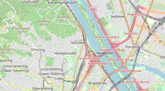 Restaurant auf Karte