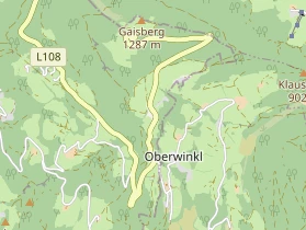 Restaurant auf Karte