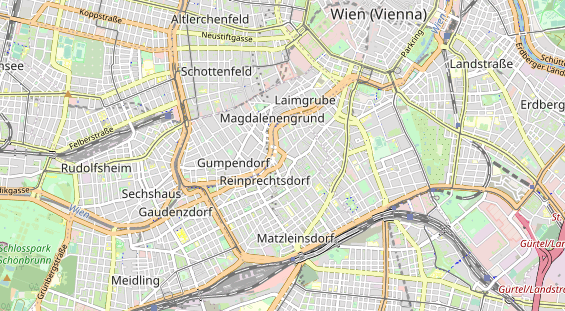 Restaurant auf Karte