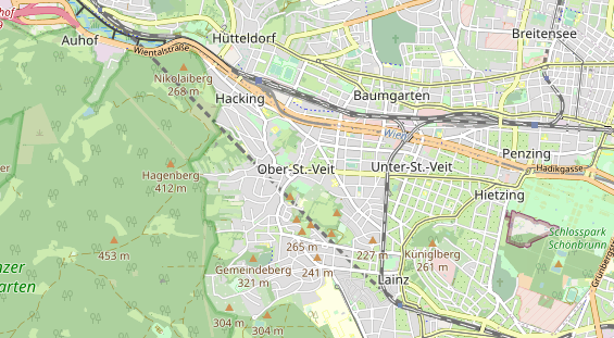 Restaurant auf Karte