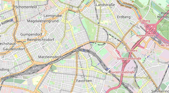 Restaurant auf Karte