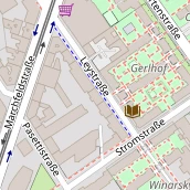 Restaurant auf Karte