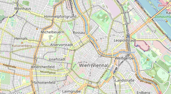 Restaurant auf Karte