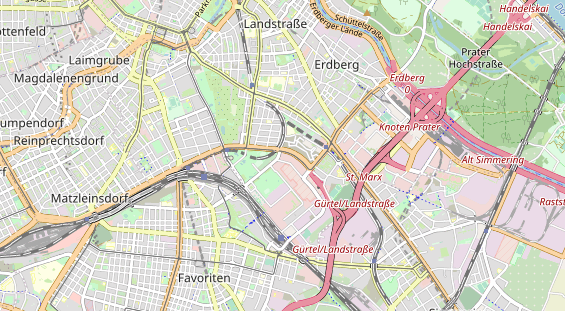Restaurant auf Karte