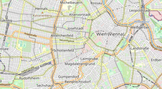 Restaurant auf Karte