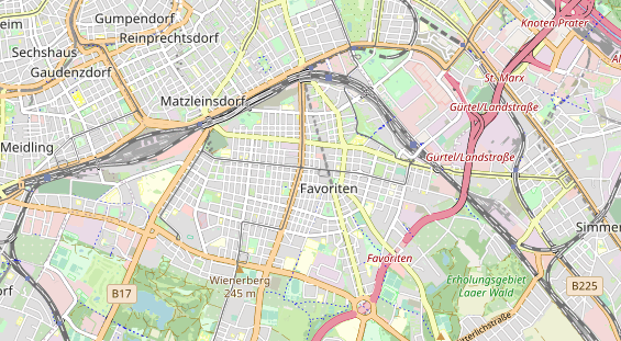 Restaurant auf Karte