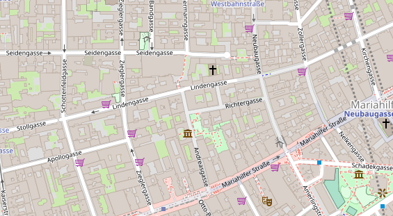 Restaurant auf Karte
