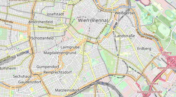 Restaurant auf Karte