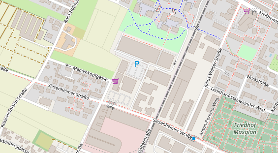 Restaurant auf Karte