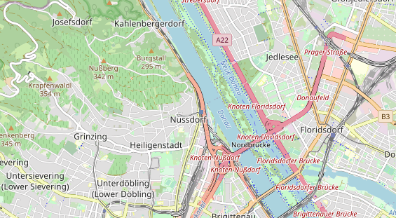 Restaurant auf Karte