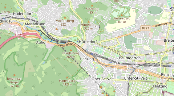 Restaurant auf Karte