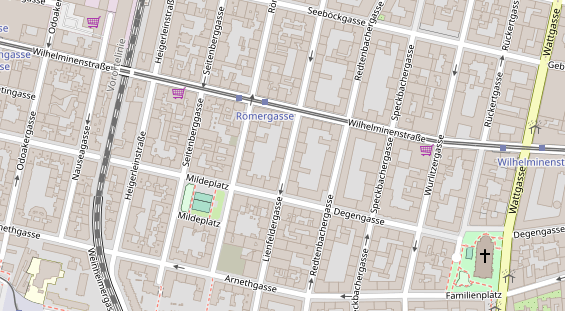 Restaurant auf Karte