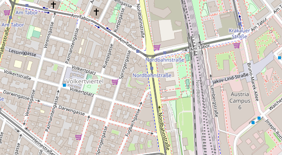 Restaurant auf Karte