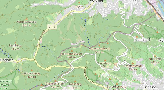 Restaurant auf Karte